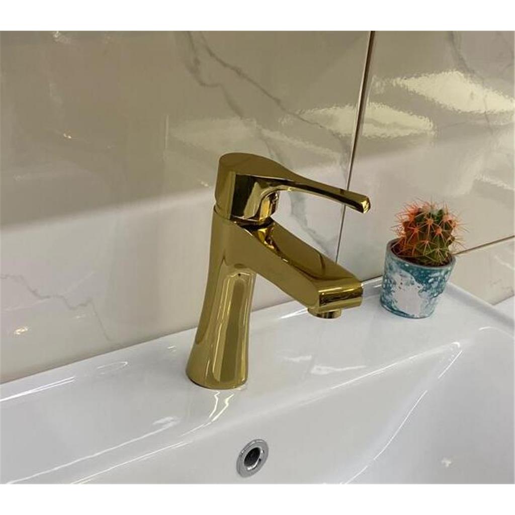 Gold Lavabo Batarya Musluk Modelleri Oreon Kaliteli Altın Görünümlü Musluk Fiyatları Renkli