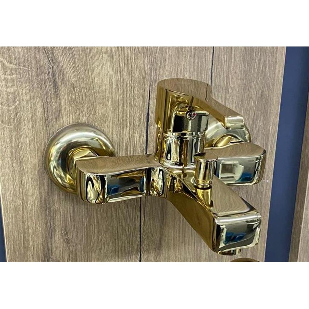 Gold Banyo Batarya ve Musluk  ve Fiyatları Oreon Kaliteli Gold  Banyo Musluğu Altın Görünümlü