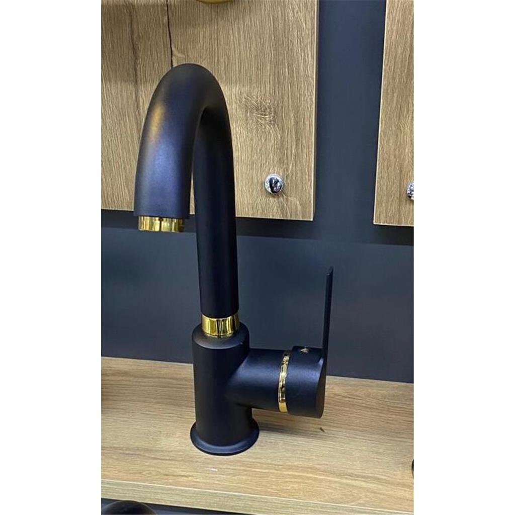 Siyah Lavabo Bataryası Fİyatları ve Modelleri  Lüx Surre Kaliteli Siyah Kuğu Lavabo Musluğu En Ucuz