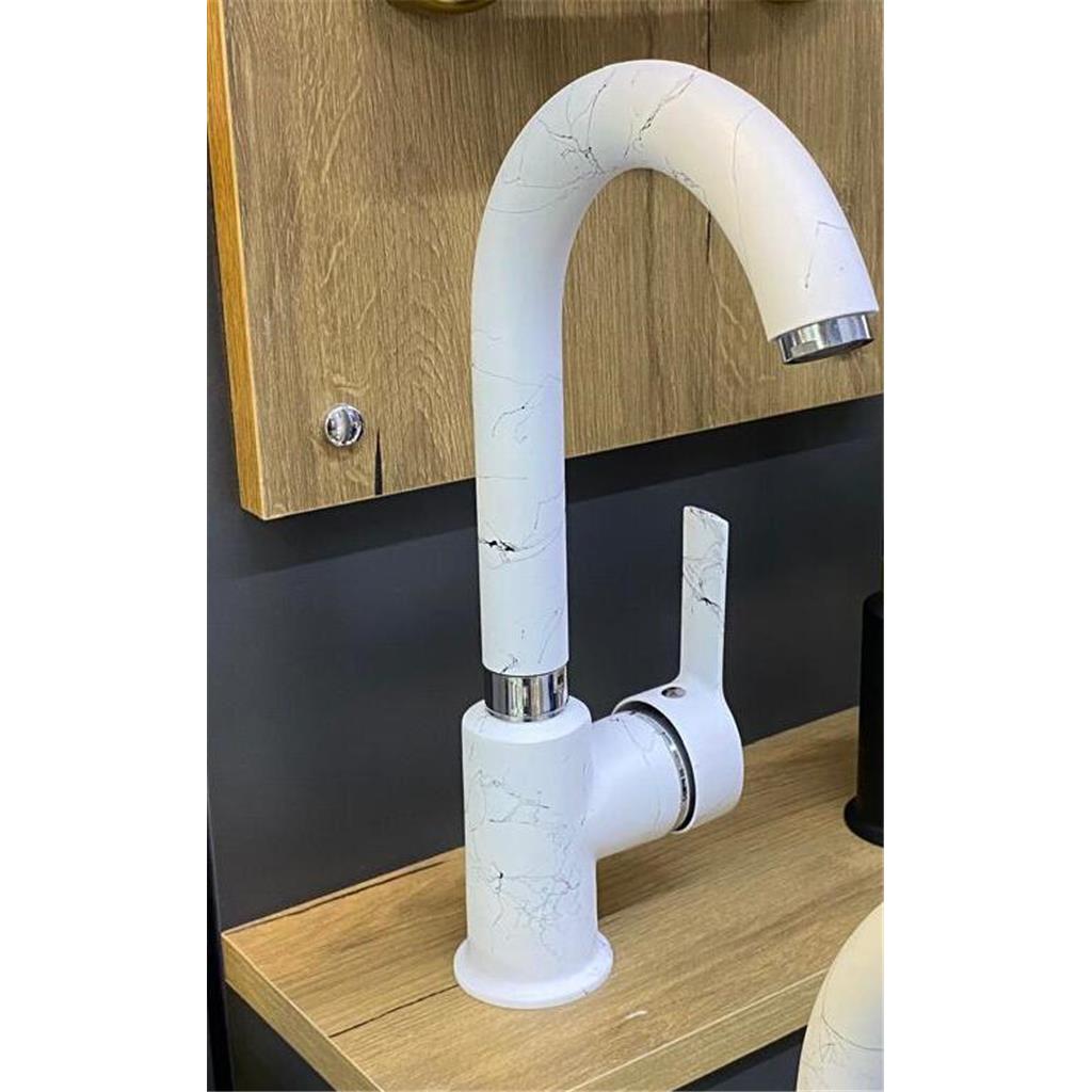 Beyaz Lavabo Bataryası Fiyatları ve Çeşitleri Lüx Surre  Kaliteli  En Ucuz Kuğu Beyaz Lavabo Musluğu