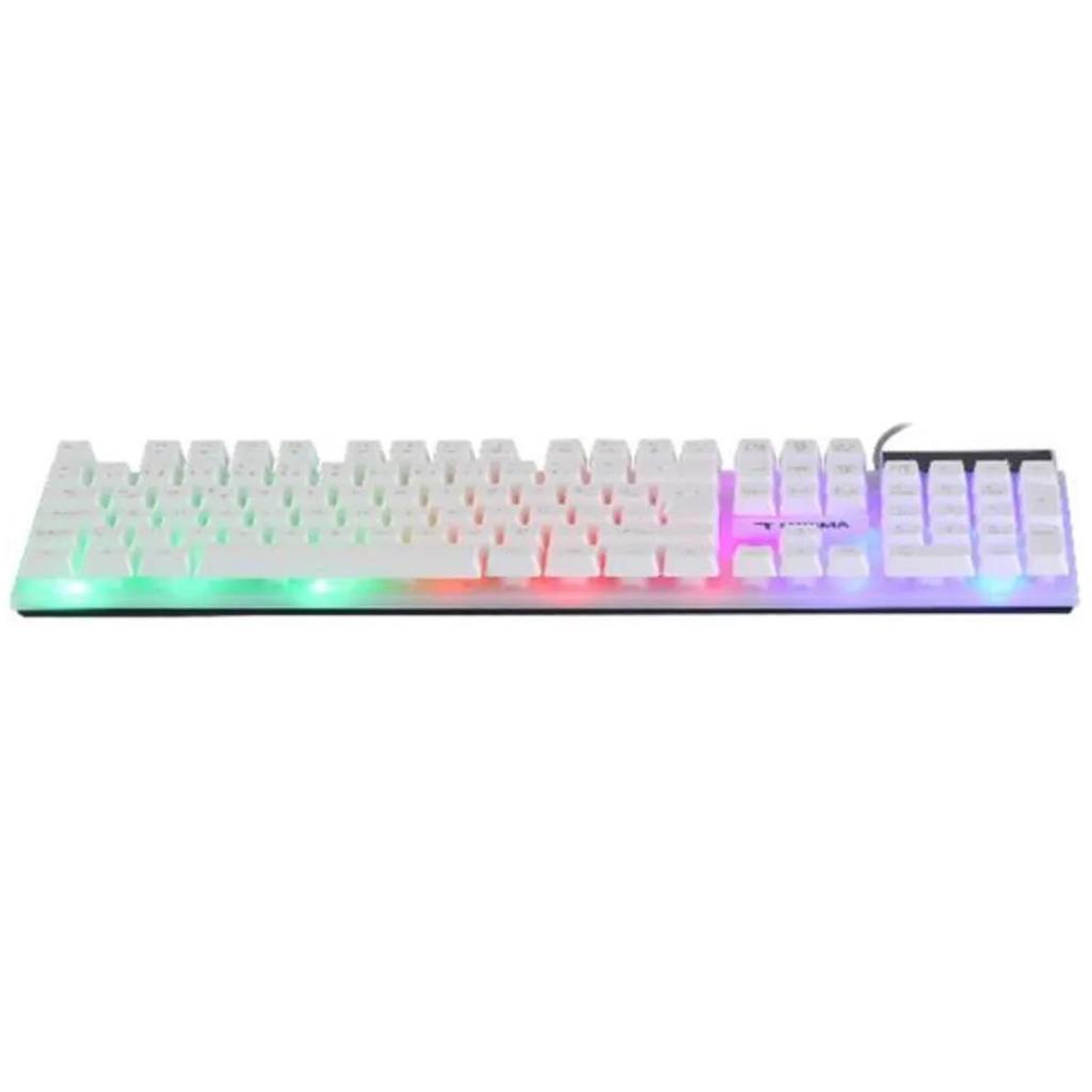 Gaming Klavye Beyaz Torima TK-03 Kablolu beyaz oyun klavyesi
