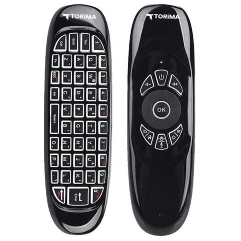 Torima K-02 2.4g Kablosuz Air Mouse ve Mini Klavyeli Uzaktan Kumanda - Android Tv Uyumlu