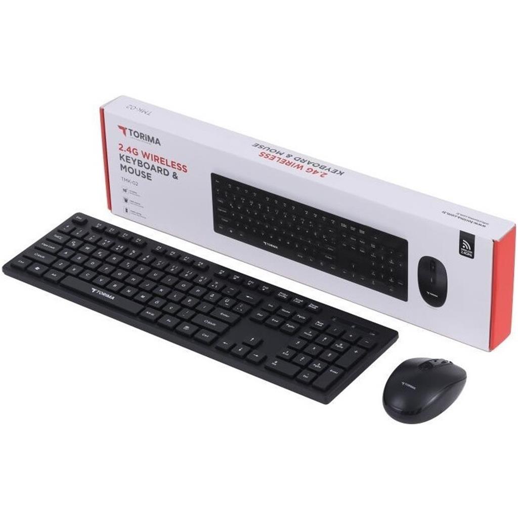 klavye mouse seti Torima Tmk-02 2.4ghz Kablosuz Q Klavye ve Mouse Seti