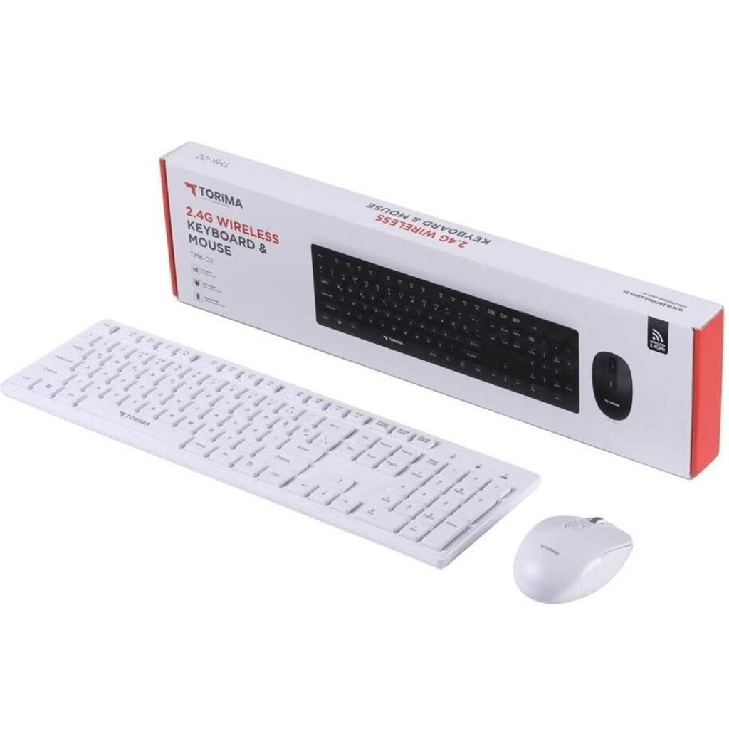 klavye mouse seti Torima Tmk-02 2.4ghz Kablosuz Q Klavye ve Mouse Seti