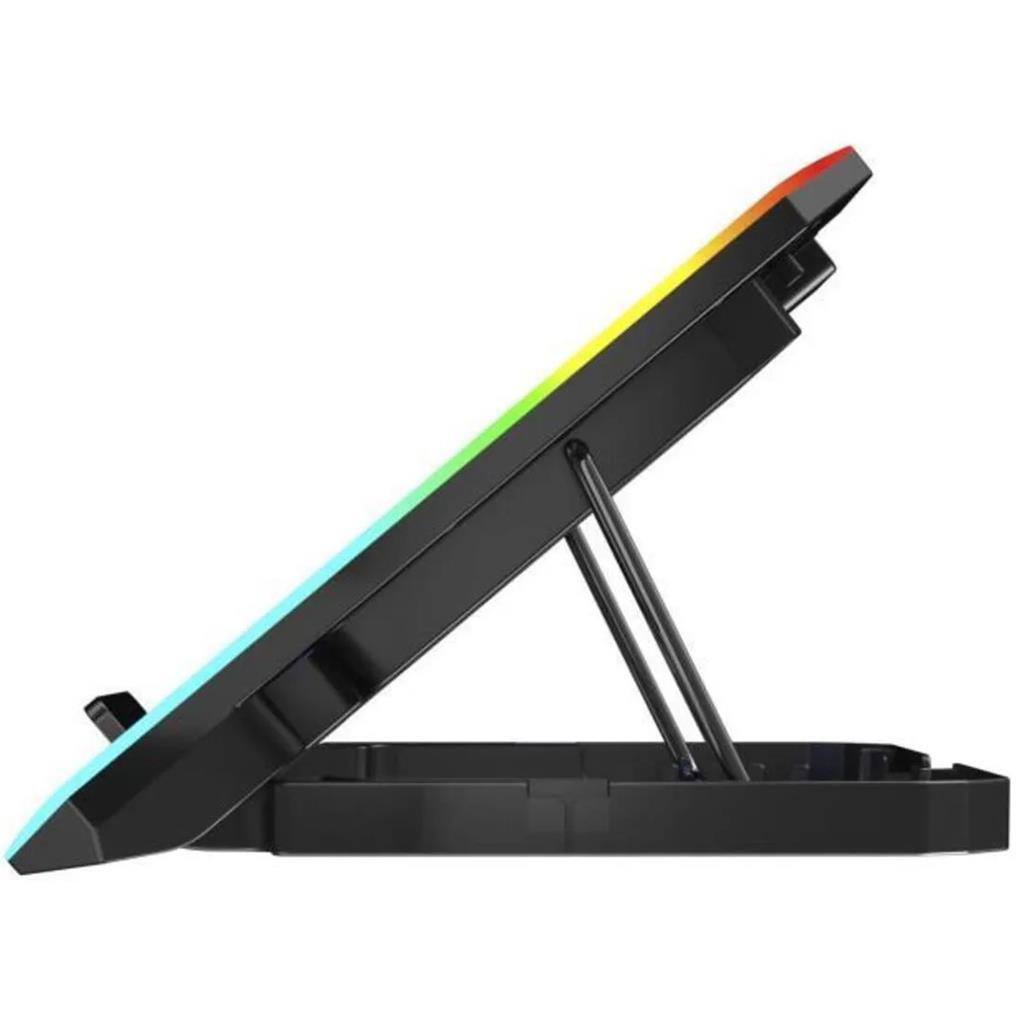bilgisayar soğutma fanı Torima CF-04 Ayarlanabilir Dizüstü Bilgisayar Rgb Soğutma Fanı Siyah