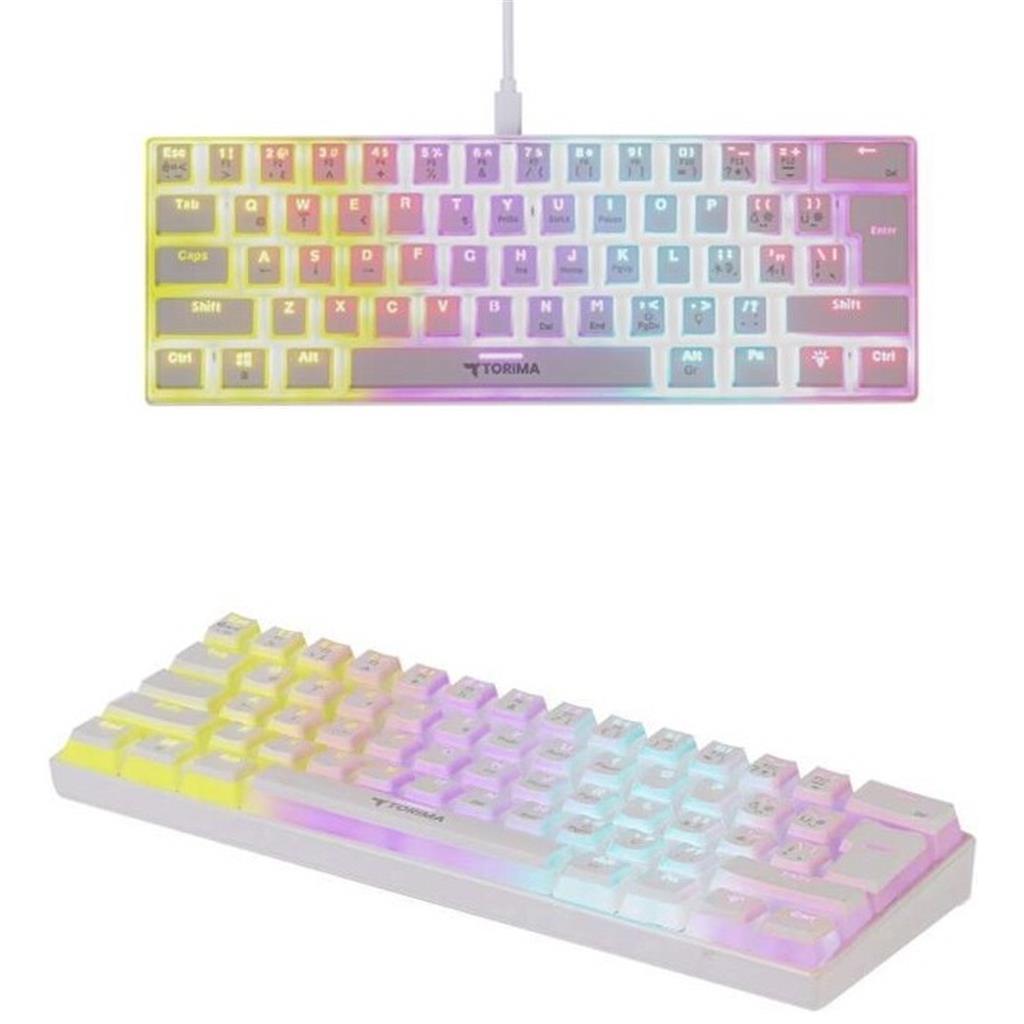 mekanik klavye Torima TK-04 RGB ışklı Kablolu Mekanik Oyuncu Klavyesi oyun klavyesi