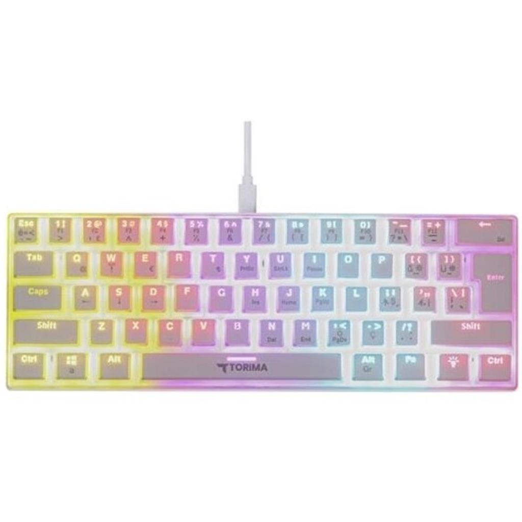 mekanik klavye Torima TK-04 RGB ışklı Kablolu Mekanik Oyuncu Klavyesi oyun klavyesi