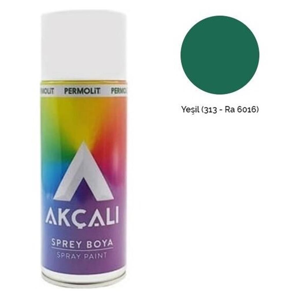 Akçalı Sprey Boya 7016 Antrasit   313 yeşil   902 Aluminyum   001 Mat vernik   320 Kırmızı