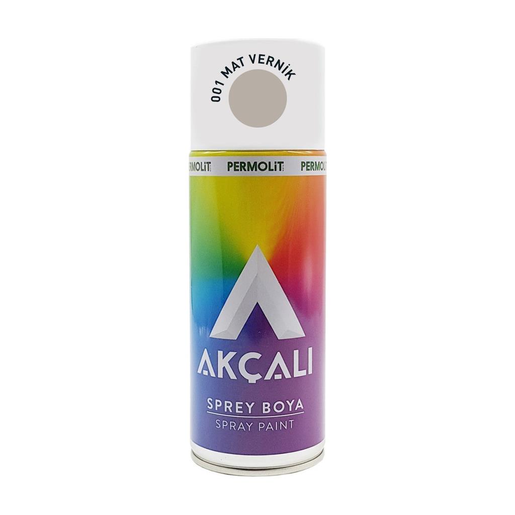 Akçalı Sprey Vernik Boya   000 Akçalı Parlak Vernik     001 Akçalı Mat Vernik