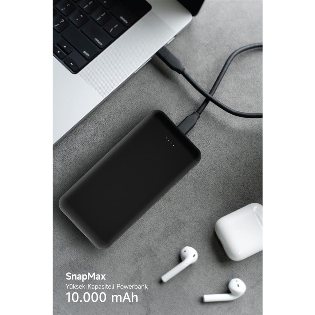Powerbank Taşınabilir Şarj Aleti Fiyatı Snapron 10.000 Mah 1 Type-C ve 1 Micro Girişli SNP-3000-3001