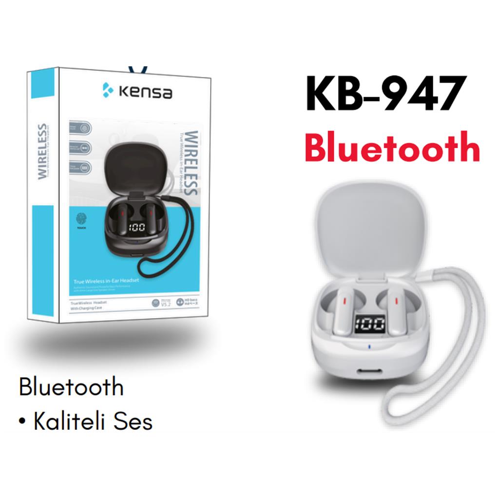 Bluetooth Kulak İçi Kulaklık Süper Bass KB-947 En Ucuz Kulak İçi Kulaklık