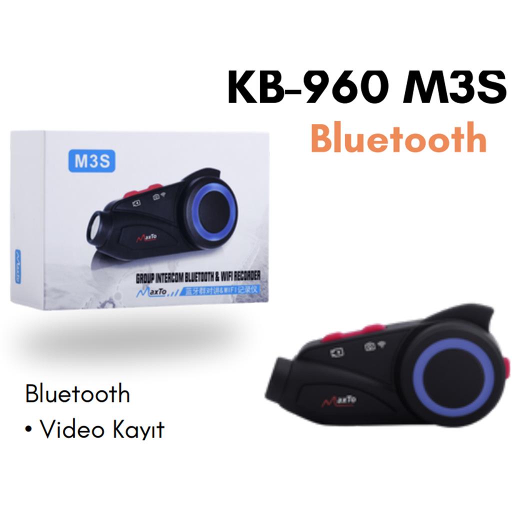 Bluetooth İntelcom Motor Kask Kulaklık KB-960 M3S Kaliteli Motorcu Kulaklığı Fiyatları ve Çeşitleri