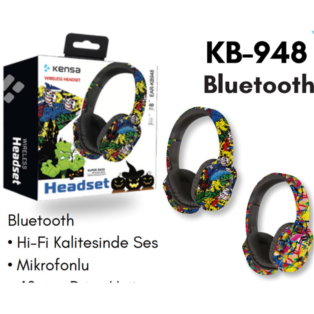 BLEUTOOTH KULAKLIK KULAK ÜSTÜ KULAKLIK  Bluetooth  Mikrofonlu  Hi-Fi Kalitesinde Ses