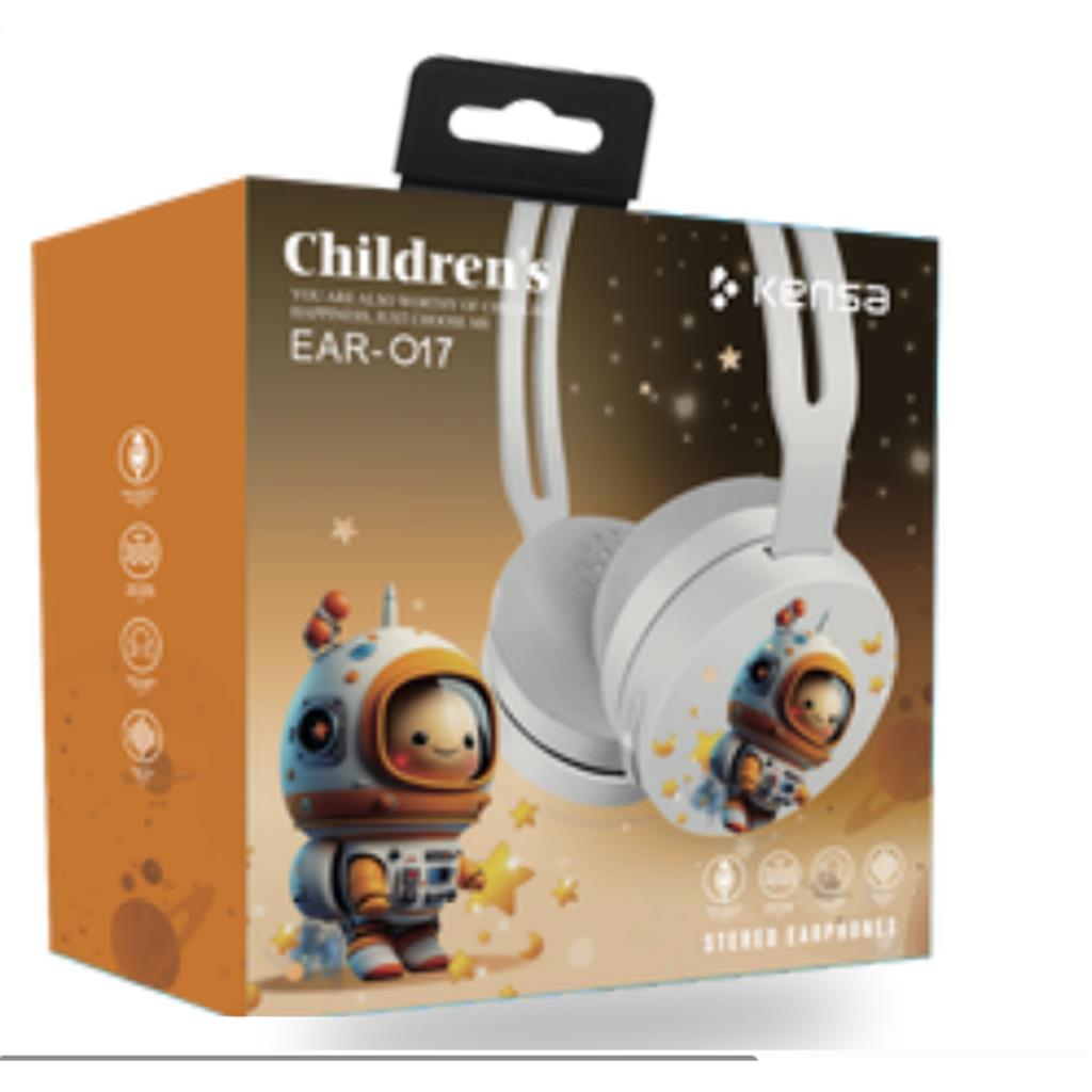 KULAK ÜSTÜ KULAKLIK  Bluetooth  Mikrofonlu Kablosuz Kulaklık  COCUKLARA ÖZEL KENSA EAR-017