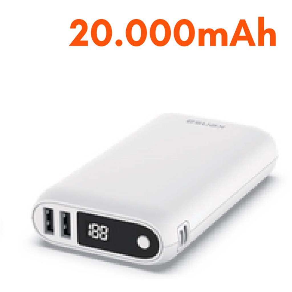 Powerbank ve Şarj Bataryası Fiyatları ve Modelleri  Dijital Ekranlı 20000MAH Taşınabilir Powerbank
