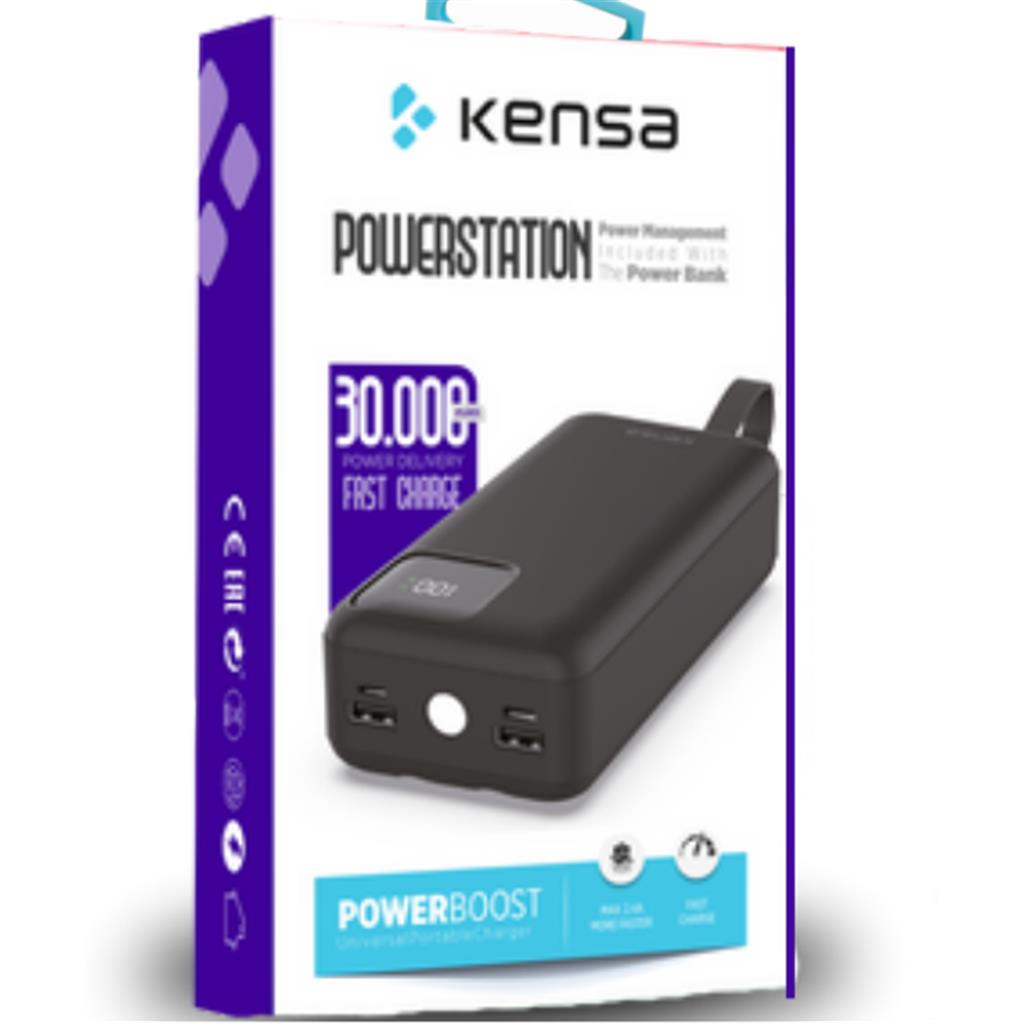 Powerbank ve Taşınabilir Şarj Cihazı Fiyatları  Dijital Ekranlı 30000 mAH Hızlı Şarj Powerbank