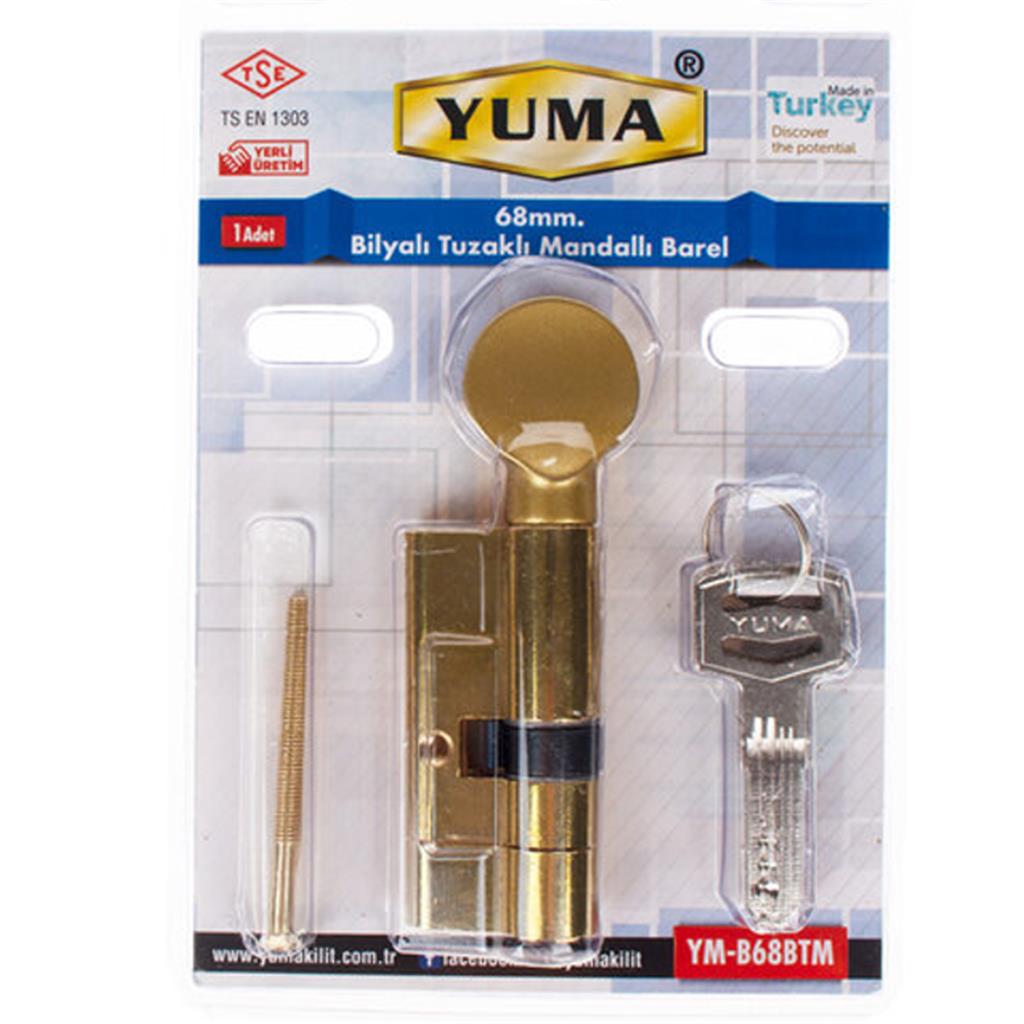 Yuma Tuzaklı Mandallı Barel 68Mm Ym-B68Btm
