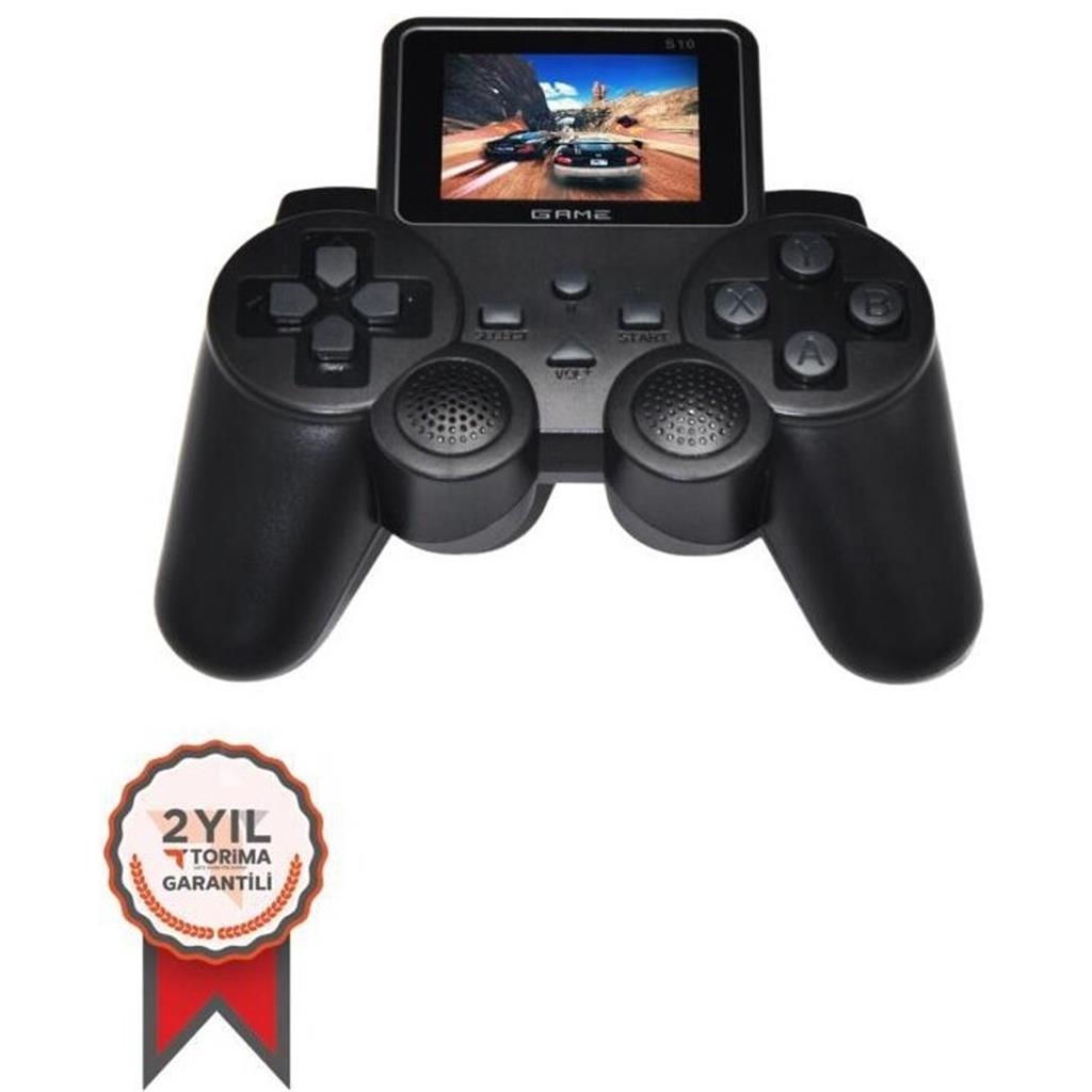 oyun konsolu oyun kolu Torima Gc-07 Siyah Single 520 Oyunlu Retro El Konsolu ve Medya Oynatıcı