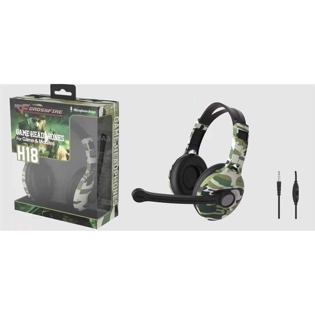AUX GİRİŞLİ / KAMUFLAJLI OYUNCU PC KULAKLIK Oyun Gaming Kulak Üstü Kulaklığı  Modelleri