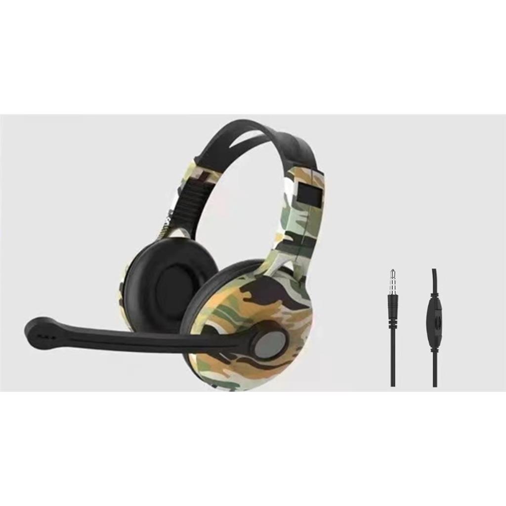 AUX GİRİŞLİ / KAMUFLAJLI OYUNCU PC KULAKLIK Oyun Gaming Kulak Üstü Kulaklığı  Modelleri