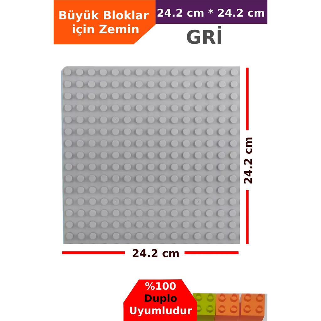 Lego Zemin Kuzutoys Büyük Boy Bloklar Için Gri Renkli Zeminler  En Ucuz LEGO  Zemini Fiyatları