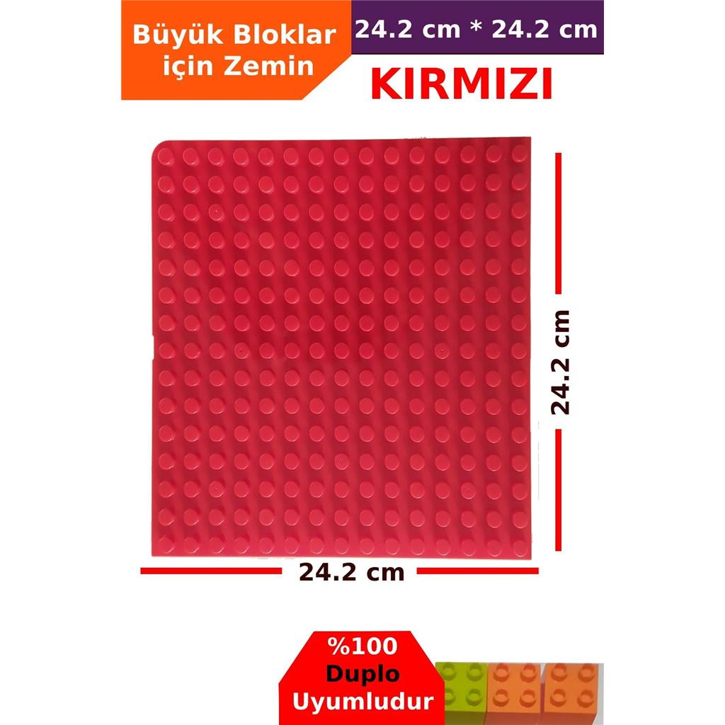 Lego Zemin Büyük Bloklar Kuzutoys Büyük Boy Bloklar Için Kırmızı Renkli Zeminler En Ucuz Lego Zemin